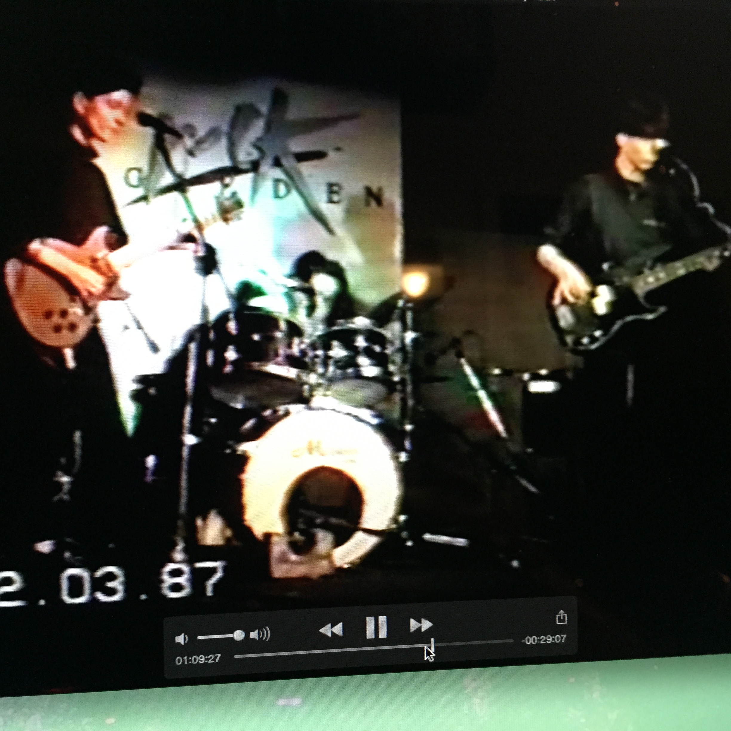 Rock Garden 1987, last gig